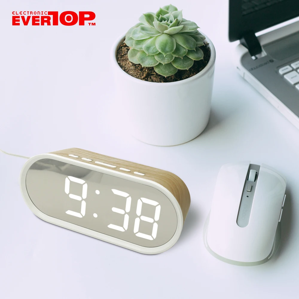 
Fancy Cheap High Quality Hot Sale LED Mirror Digital Clock 