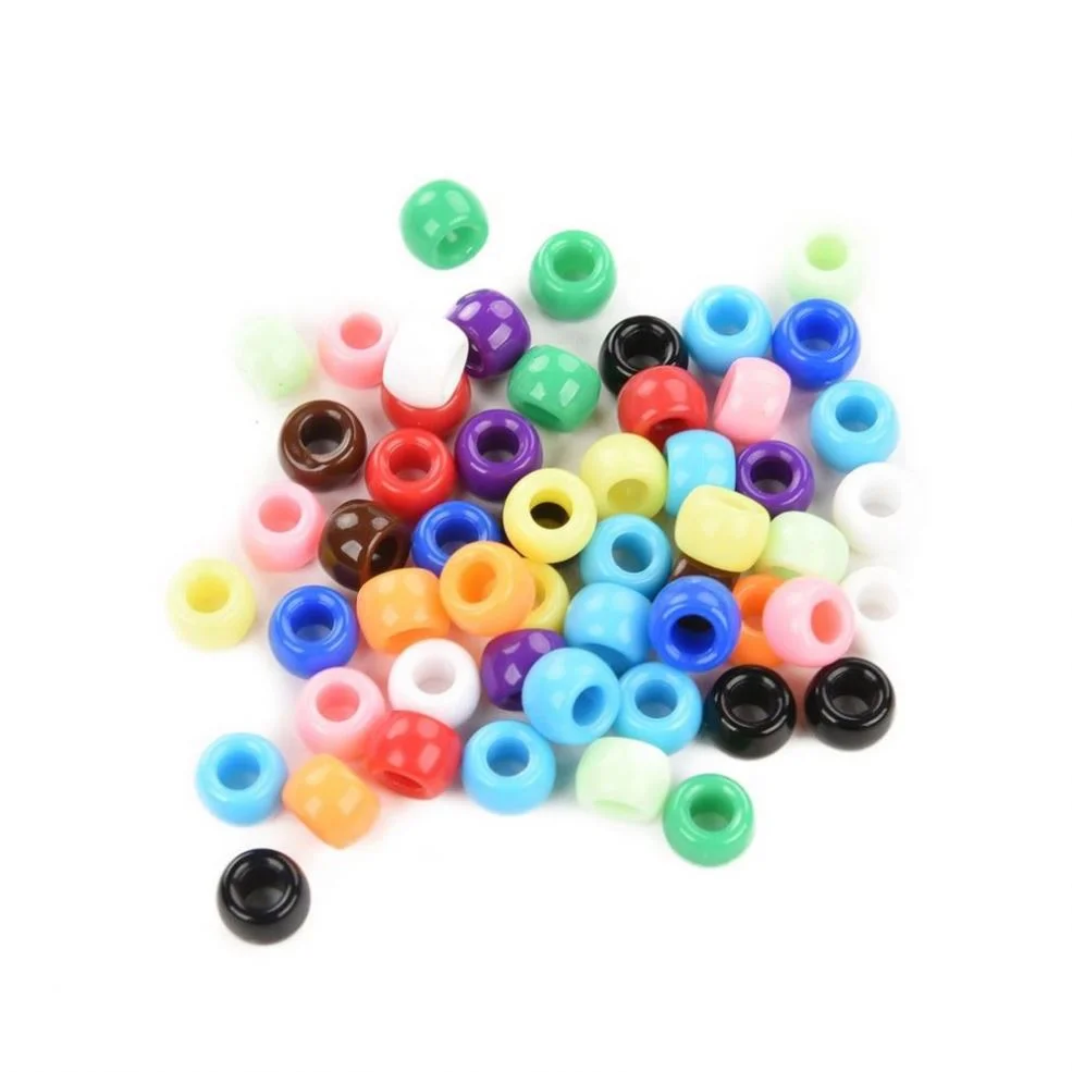 

DIY Bracelet Accessories Children Gift Handcraft Department 12 Color 7MM Round Shape Acrylic Sugar Beads Jewelry Findings, Customized color
