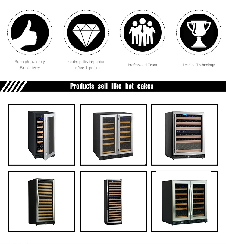 electric built in red wine cooler cabinet under counter refrigerator fridge  