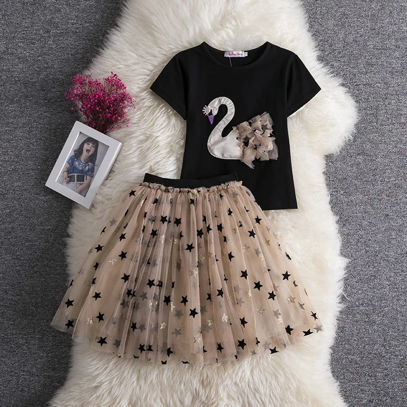 

Kids clothing boutique 1 year baby summer party toddler children Clothes princess dresses for kids girl set