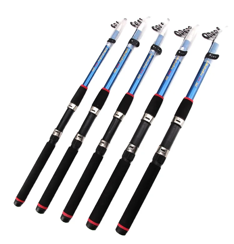 

So-Easy rod sea rod cana de pescar telescopic continuous pancing welding glass telescopic fishing rod with guide ring