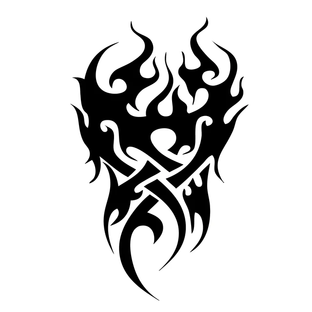

New Totems Temporary Waterproof Tattoo Stickers Paper For Body, Color/black