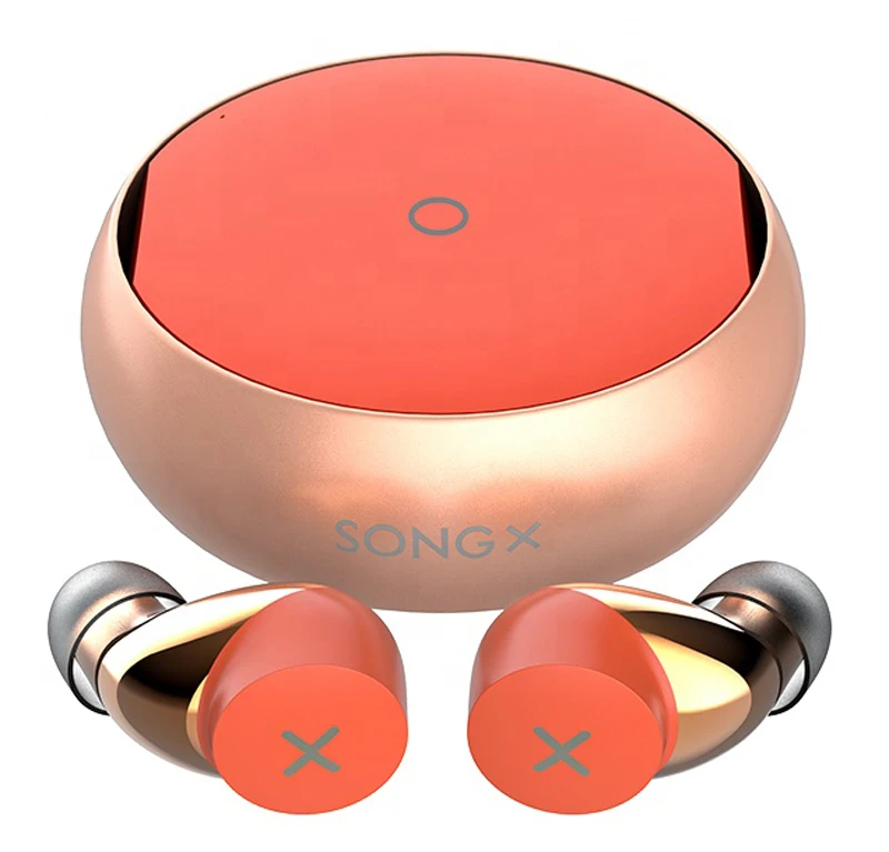 

SONGX SX06 Wholesale wireless TWS earbuds earphone with true wireless double master technology IPX5 waterproof 25H play time