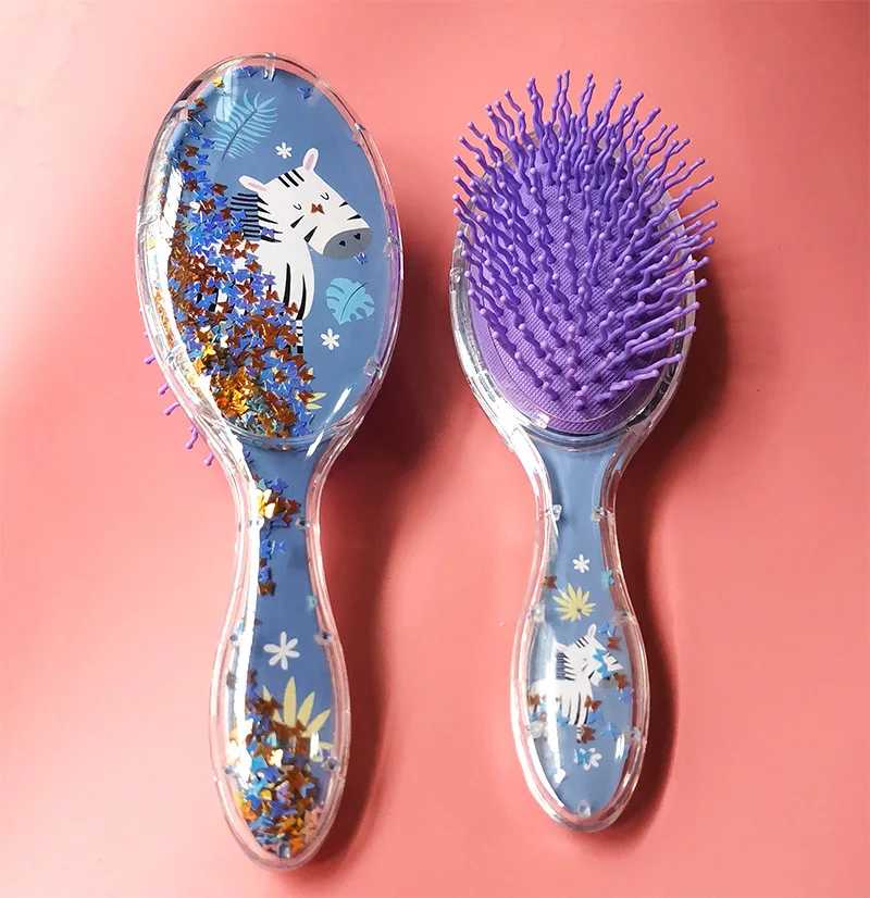 Hot Sale Bling Crystal Rhinestone Professional Glitter Oval Hair Brush