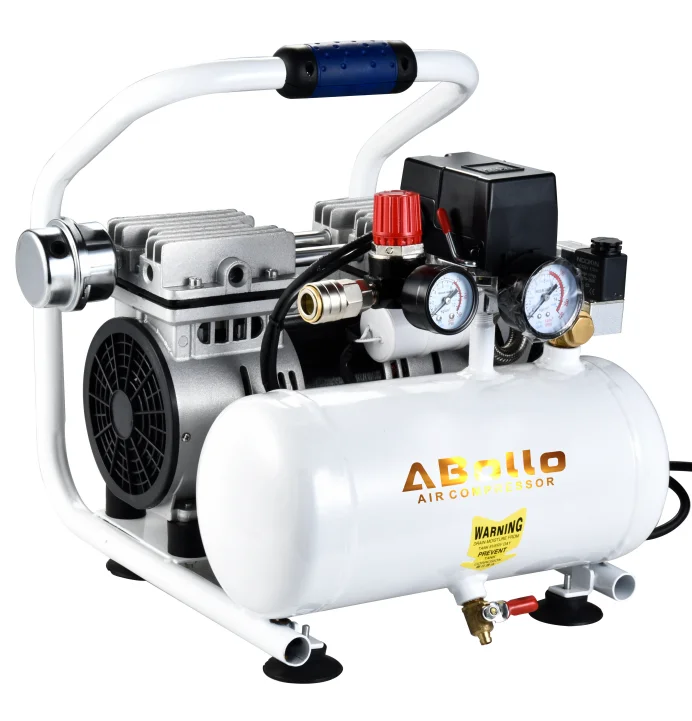 
25L 550W Best price 110v mini small portable 1hp medical dental outstanding quiet silent oil free air compressor 