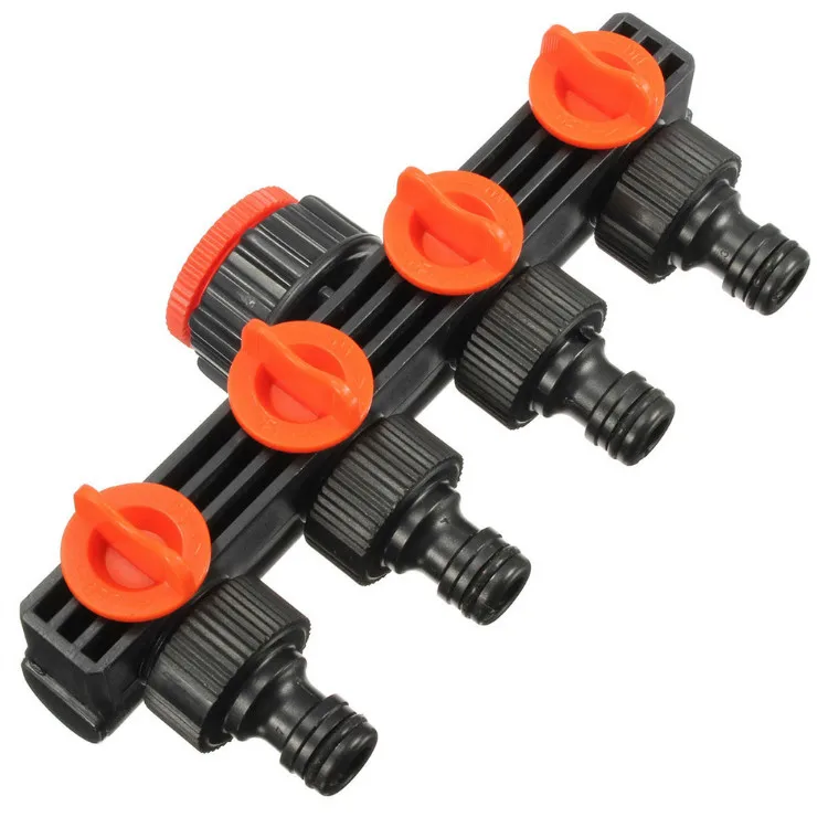 Tippen Sie auf Connector Wasserhahnschlauch 2-Wege Verteiler Bewässerung