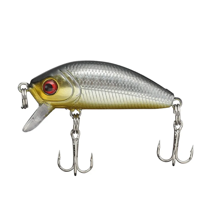 

Outdoor fishing small reed with fake mino wave climb VIB sequins small fat wave pick bionic fish eco-friendly shrimp hard bait, Vavious colors