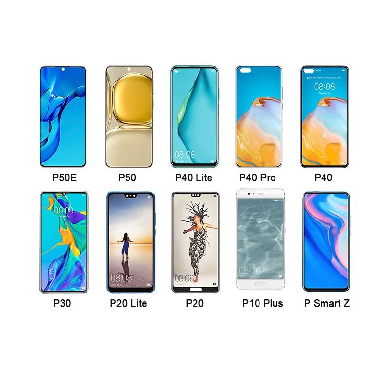 

Pantalla de for huawei p8 p10 lite p20 pro p30 p40pro afficheur oled lcd display and touch price original lcd full with frame