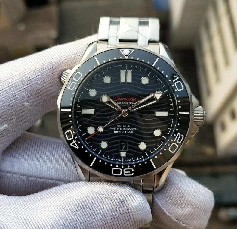 

Luxury Mens Watches James Bond 007 300m Limited Edition Mens Ceramic Bezel Automatic Watch Design Watches Wristwatches Wholesale