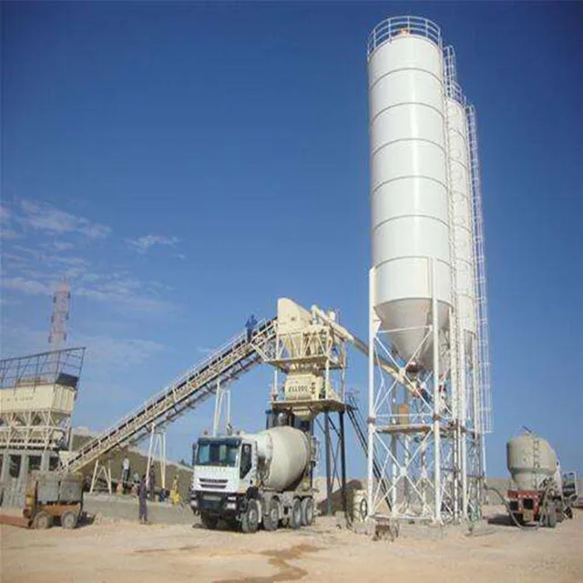 
Hzs50 60cm3/h 90m3 h 100m3 stationary concrete batch plant for sale 
