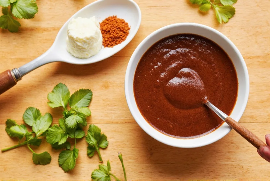 Mexican cocoa sauce