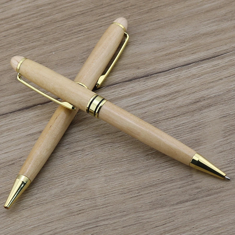 

Ready To Ship Eco Friendly Maple Wood BallPoint Pen Wood Pen