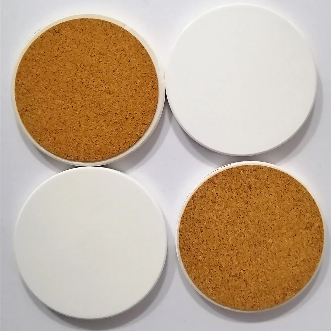 

2020 Hot Popular Latest Design Customized Round Sublimation Blank White Ceramic Cup Mats