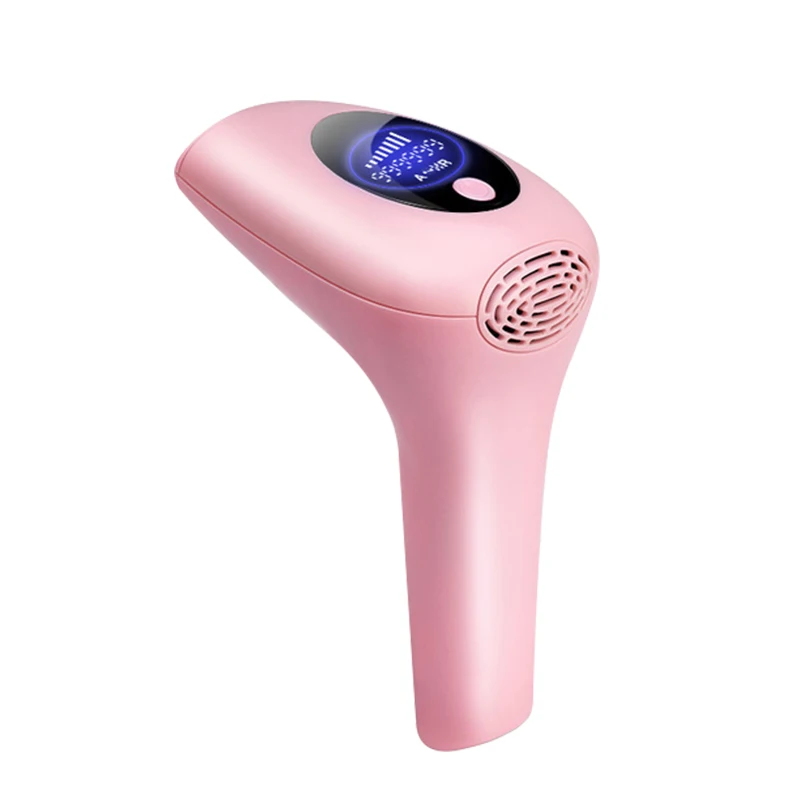 

2021 Home Use IPL Machine Laser Hair Removal Depiladora Laser With FCC, White/pink