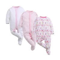 

newborn baby clothes baby summer full baby pajamas clothing with feet