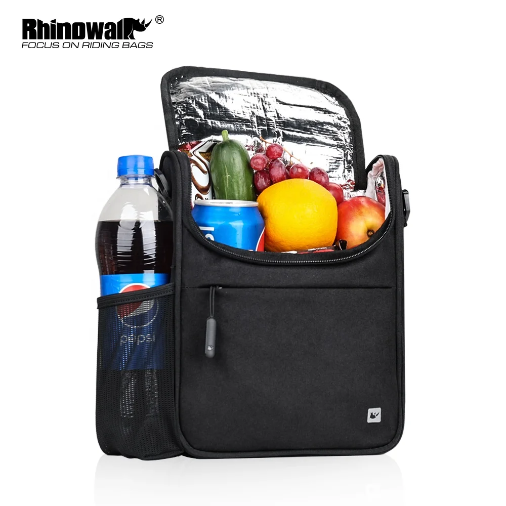 

Rhinowalk Handlebar Bag Bike Top front Bicycle Insulated Cooler Lunch Bag with Aluminum EPE Foam