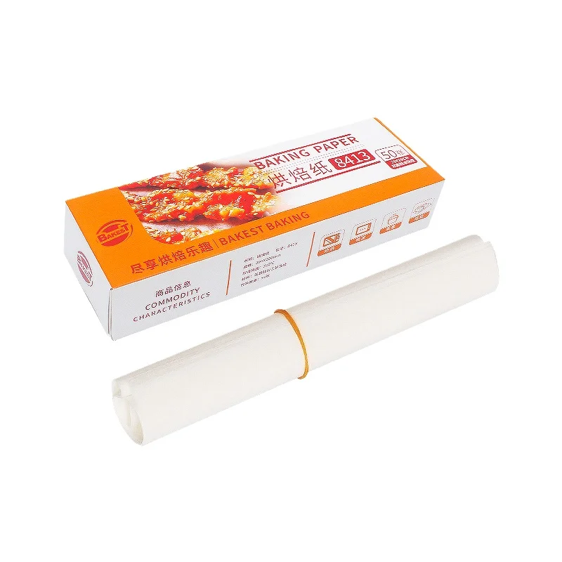 

Hot Selling 20*30Cm/24*42Cm Wholesale Greaseproof Baking Rolls Cooking Paper