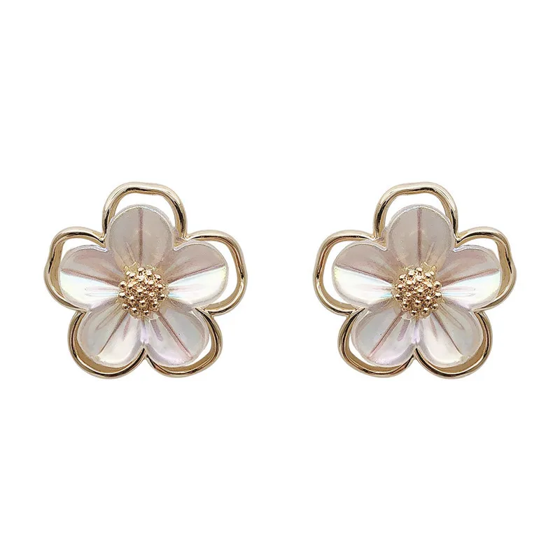 

Simple Fashion 18K Gold Plated Jewelry cowry shell earrings women, Color oem