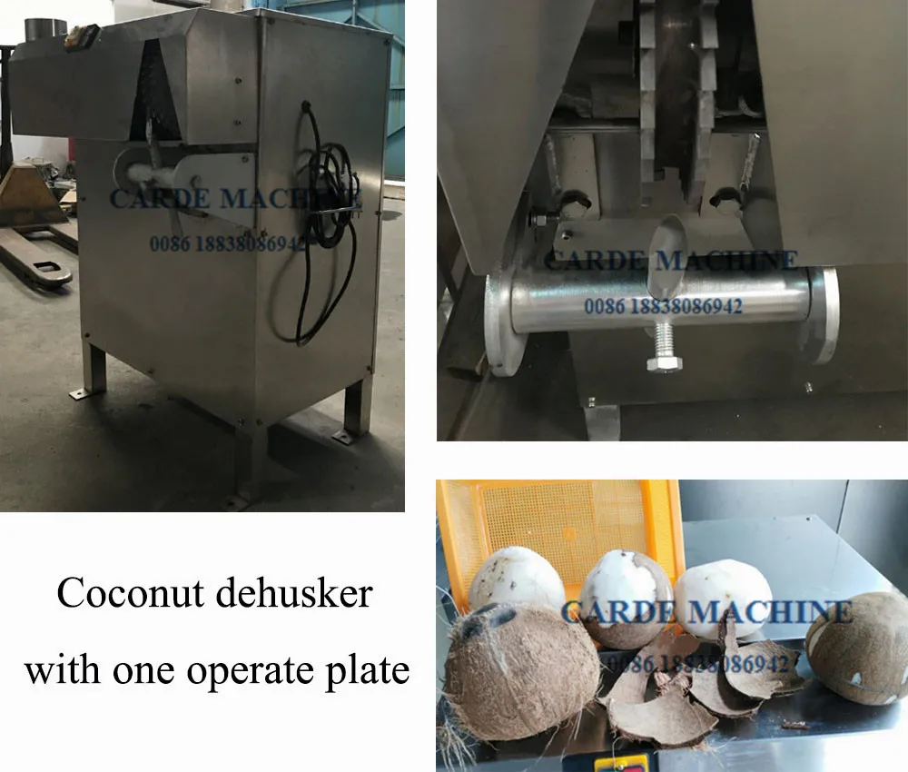 Manual Coconut Dehusker Desheller Husk Remover Coconut Brown Skin