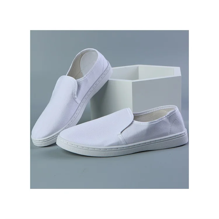 

Professional production comfortable breathable white anti-static shoes