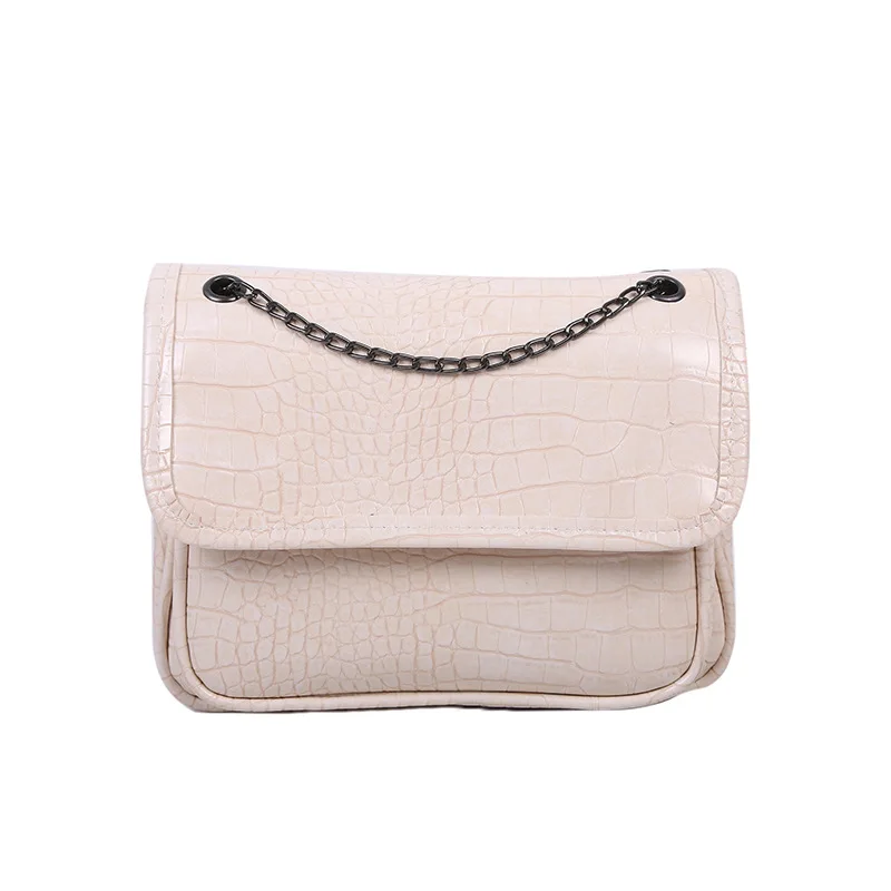 

Retro Large Capacity Fashion Crossbody Chain Style Shoulder Square Hand Bag Luxury Woman Lady Elegant Handbag For Spring