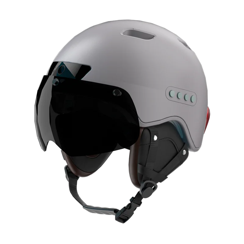 

OEM Adult Knight Helmet Camera Bike Led Light Rechargeable Headphone Turning Signal Cycling Helmet Moutain Bike Safety Helmet