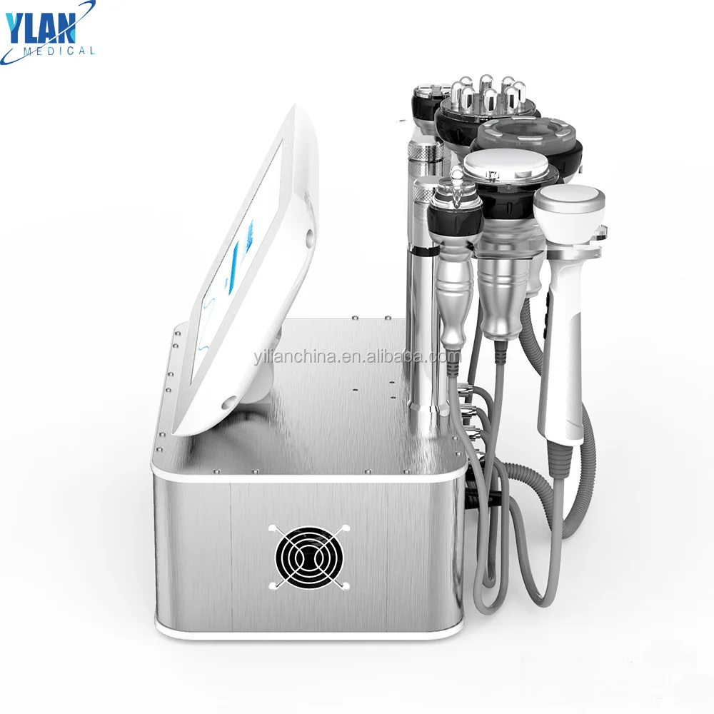 

Hot sale 7in1 Cavitation Ultrasonic Radio Frequency Bipolar Multipolar Photon Cooling Fat Cellulite Removal Machine