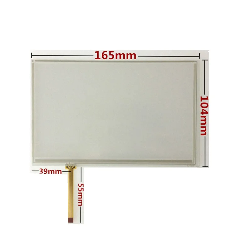 

New 7.1inch 165*104MM Resistive Touch Screen AT070TN83 v.1 For GPS Car DVD MP4 MP5