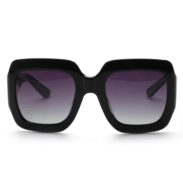 

2021 New Arrivals Fashion Square Polarized Sun Glasses Acetate Full Frame Shades Women Oversized Sunglasses