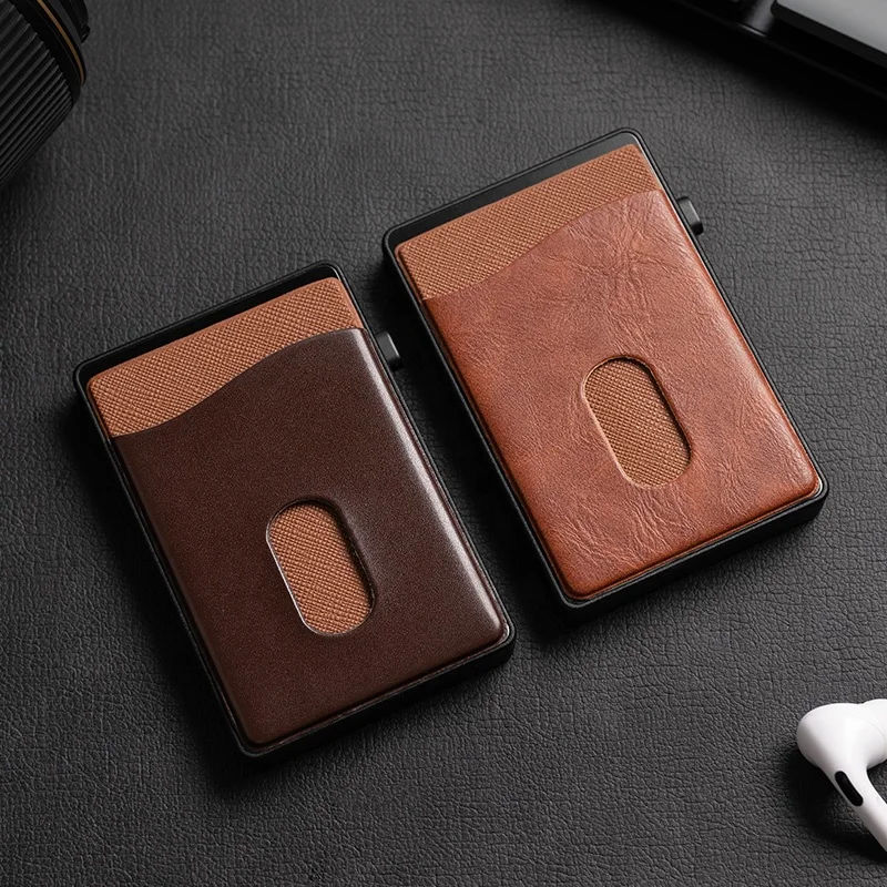 

Brand Name Leather Card Holder Pattern Minimalist Rfid ID Credit Card Wallet