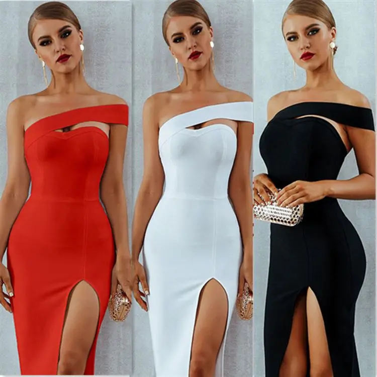 

Casual Dresses Ladies Bodycon Spring Fall Women Clothing Club New V-neck Evening Sexy Dresses Party Prom Long Women Casual Dress, Black,red,white