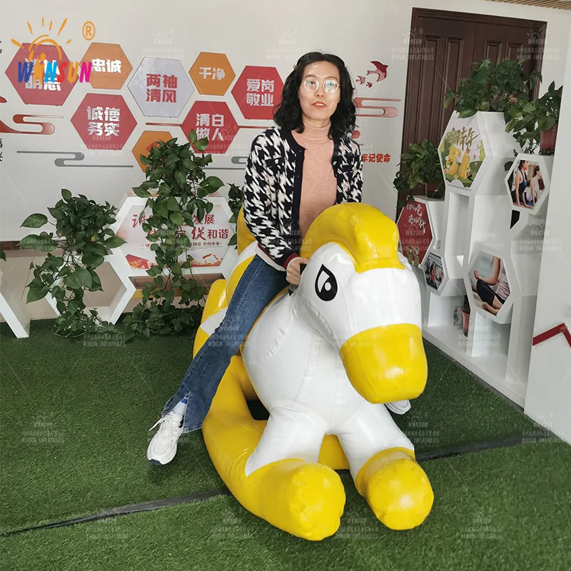 

WINSUN Inflatable Animals Ride On Toys Rocking Horse Animal Riding Toys Ride On Inflatable Horse Rocking Horse For Kids