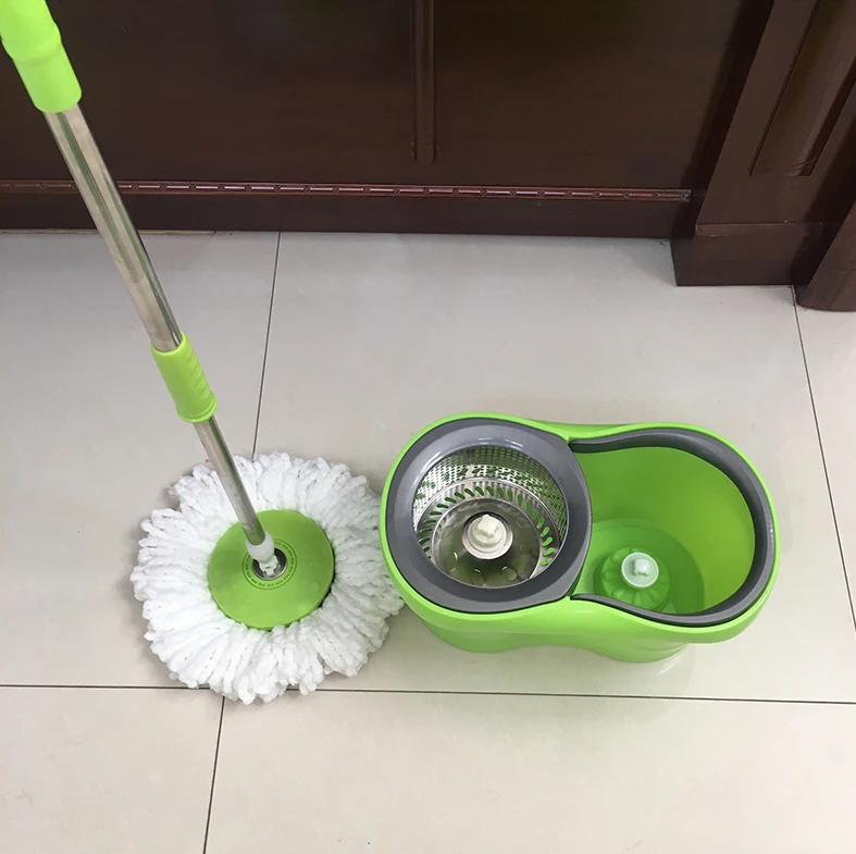 

Households Products Spinning Magic Mop Easy Use Self-washed Squeeze Floor Cleaning Microfiber 360 Easy Spin Flat Mop With Bucket