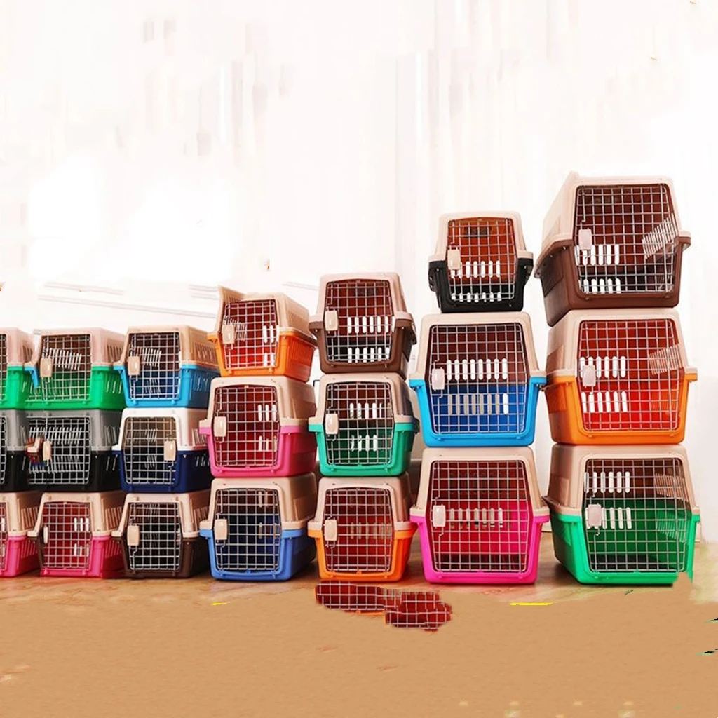 

pet cages carriers air box pet cage cat bag portable outing travel consignment space warehouse small dog car air box pet cages