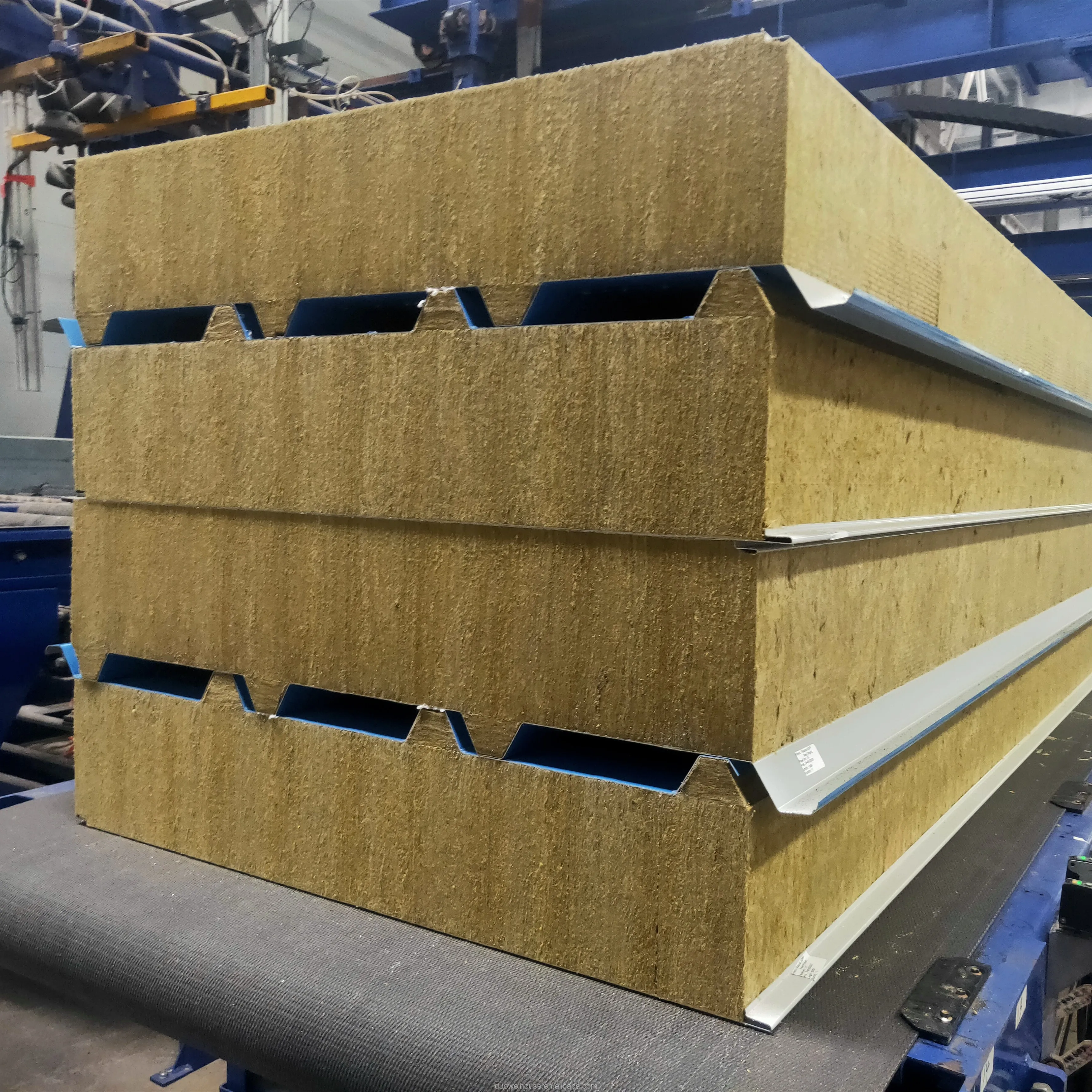 
Duowei 50mm 75mm Rock Wool Sandwich Panel Cladding System 