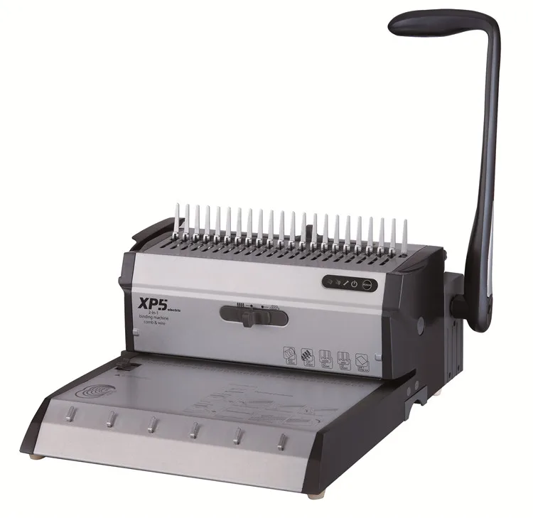 TPPS XP5 IBind Office Book Electrical Comb & Wire  2:1 Binding Machine Automatic Wire Binding Machine Automatic Comb Ring
