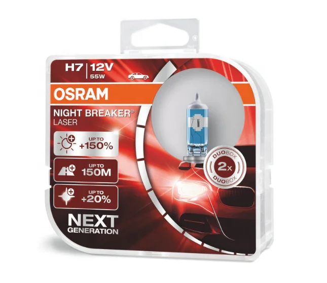 Osram Night Breaker Next Generation H7NL 64210NL 150% More Light Made in Germany