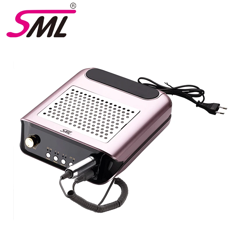 

SML Strong 80w electric nail drill machine tool vacuum cleaner suction table nail dust collector for nail salon