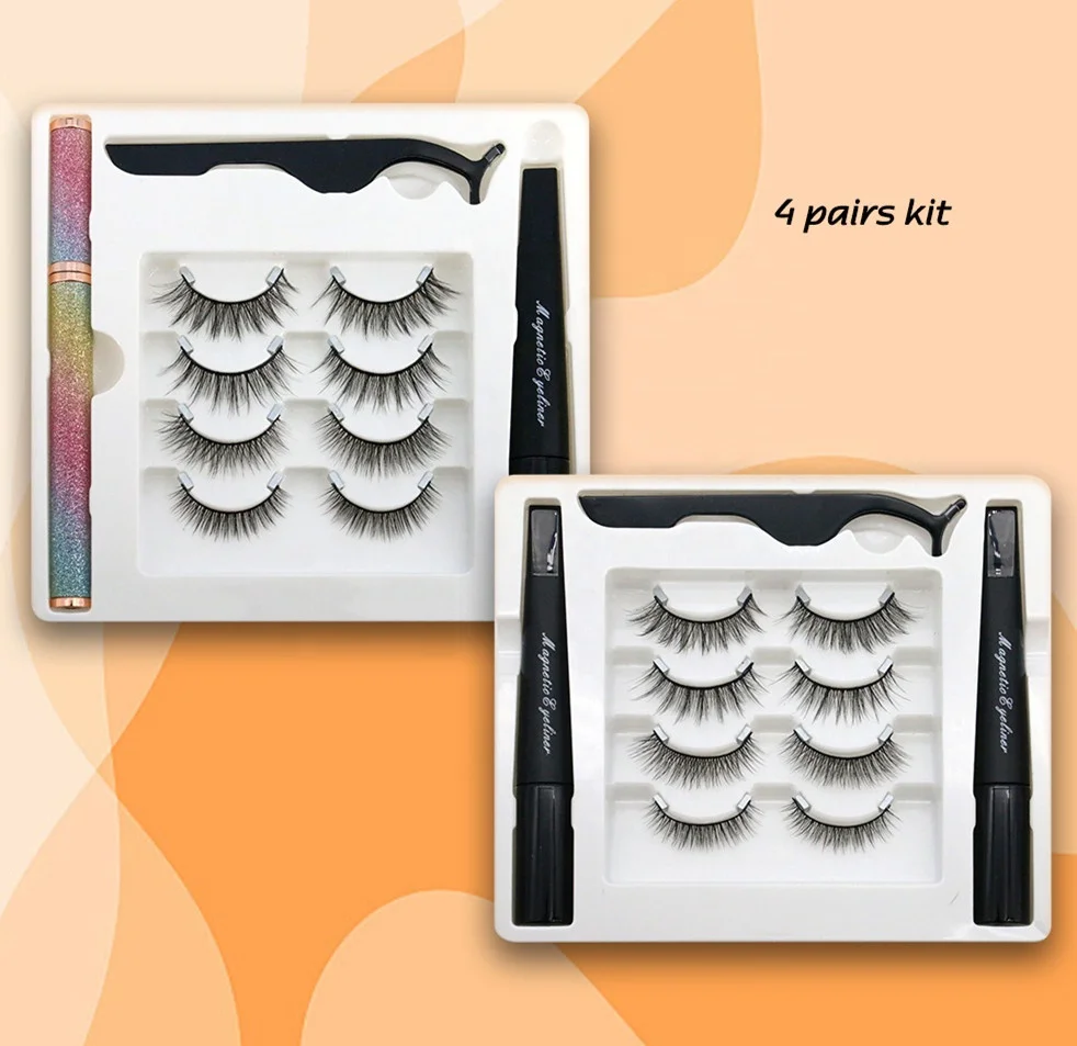 

Wholesale Magnetic Eyelashes 3d Natural Mink Invisible Magnetic Eyelashes