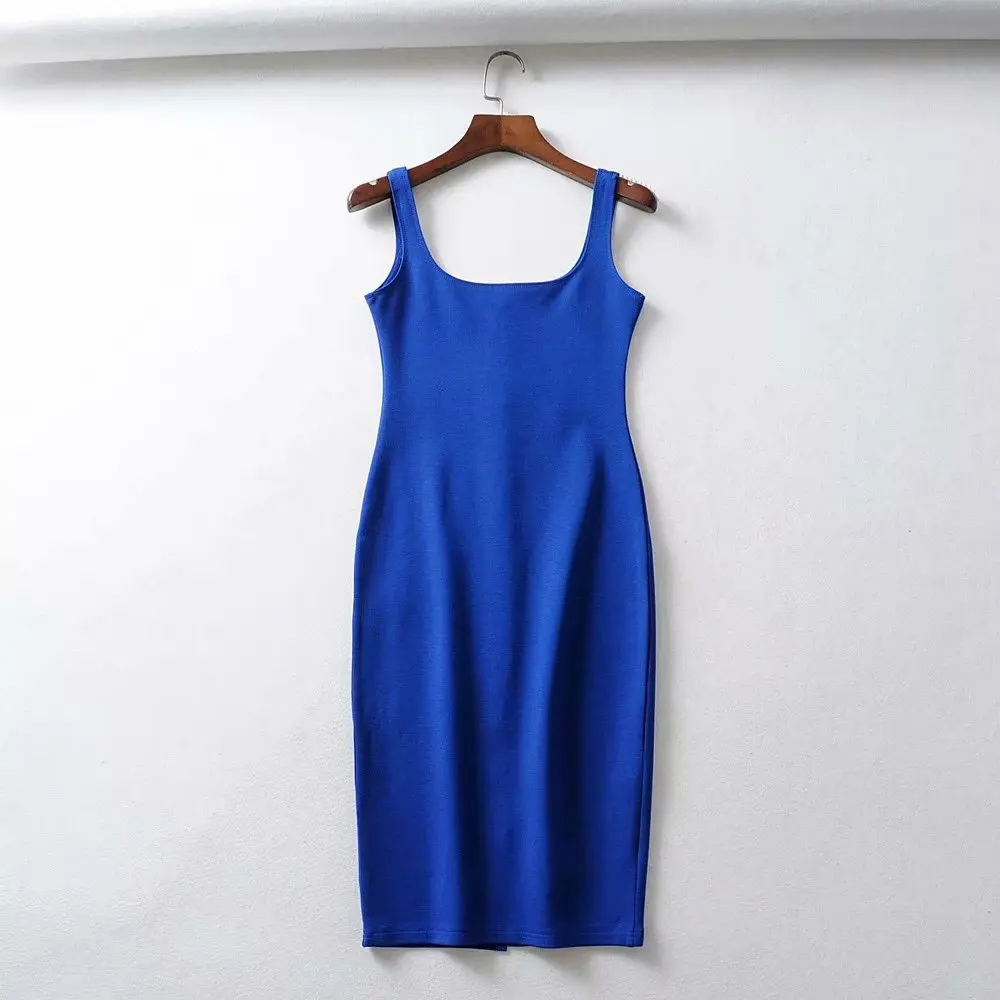 
Factory wholesale 2020 new style sweet long dress sleeveless hip hop condole belt summer dresses 