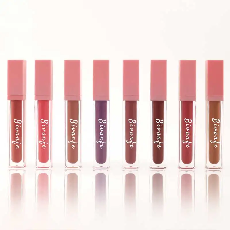 

Customize lipstick lipgloss waterproof metllic makeup matte lip gloss vendor