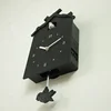 HR275 High Quality Black classical Wooden cuckoo wall clock with pendulum clock movement