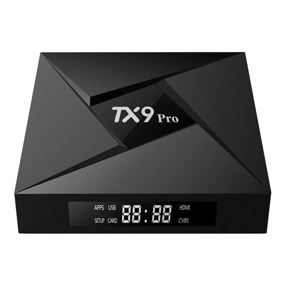 

android tv box cheap tanix tx9 pro android 7.1 3gb+32gb tv media box, Black