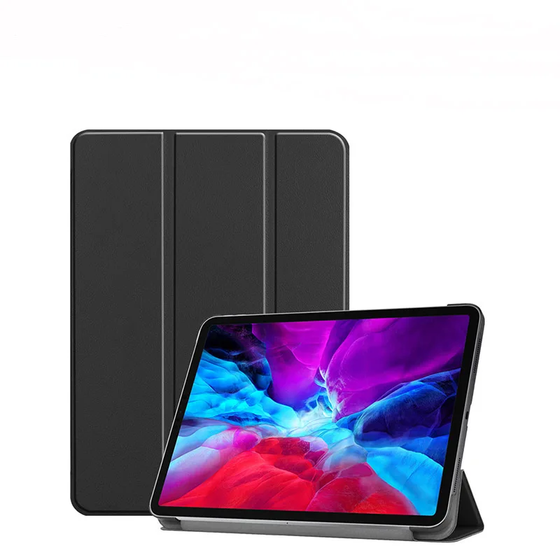 

JZ Trifold PU leather Tab case Stand Protective Tablet Flip Cover 2020 Trifold case for iPad pro 12.9