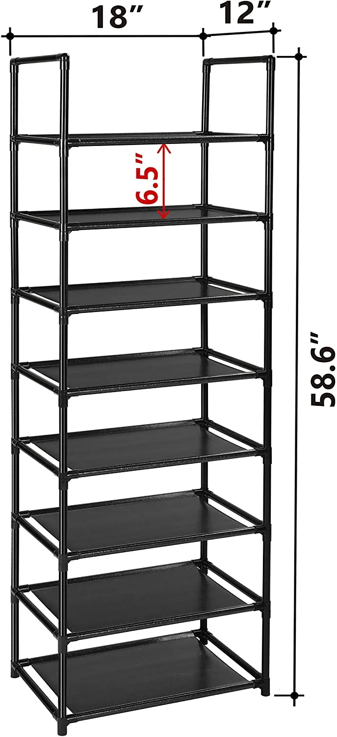 buy shoe rack online on Shoe Rack Shoe Tower Organizer Cabinet Sturdy Shoe Shelf Non Woven Fabric 16 20 Pairs Black Living Room Furniture Metal Modern Buy 20 Pairs Fabric Shoe Rack Black Shoe Cabinet For 20 Pairs Study Shoe
