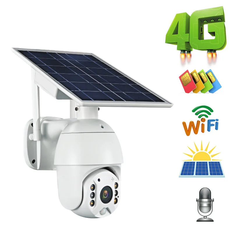 

wireless outdoor solar cctv camera wifi 4G security camera S10 with 6pcs 3000mA rechargeable battery UBOX mobile application