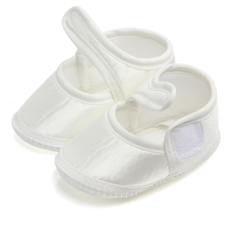 

Cotton Soft White Pure Newborn Baby Baptism Shoes