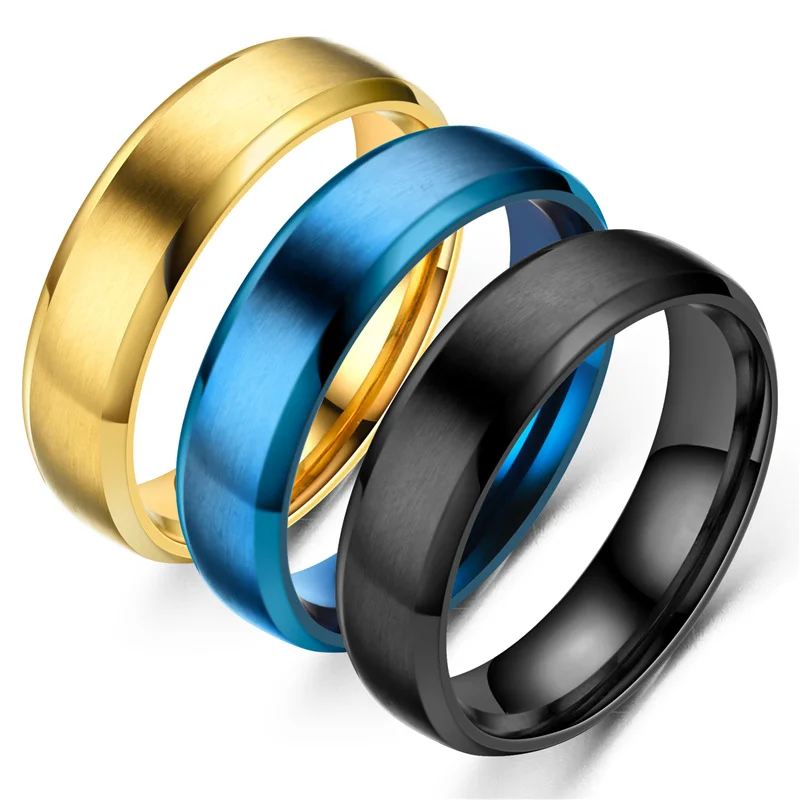

High Quality Ancient Greek Ring Stainless Steel Gold Color Plated Ring Hiphop Men's Ring