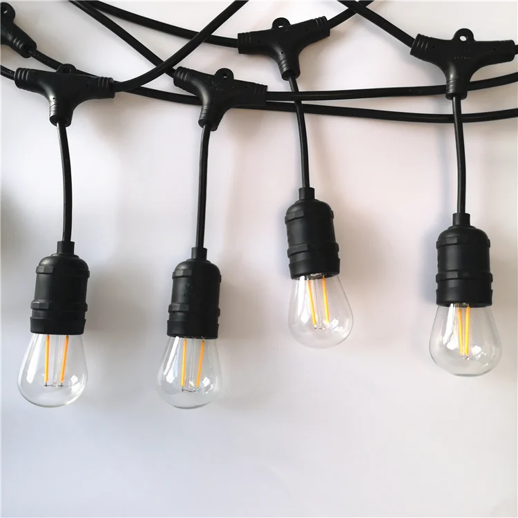 E26 E27 LED Edison Filament Bulbs S14 2700K 1W 2W Dimmable LED Edison Bulb outdoor String Light Replacement Bulbs