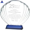 New Arrival Design Custom Shell Shaped Glass Trophy Plaque Awards